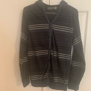 Retrofit Men’s Button Down Sweater with Hood